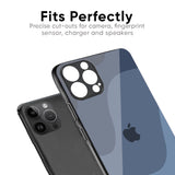 Navy Blue Ombre Glass Case for iPhone 11 Pro