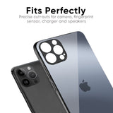 Space Grey Gradient Glass Case for iPhone SE 2020