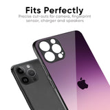 Purple Gradient Glass case for iPhone XR