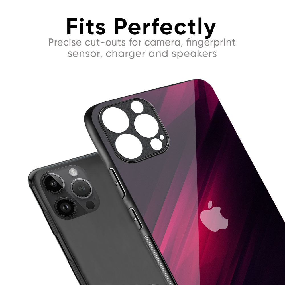 Razor Black Glass Case for iPhone XS Max
