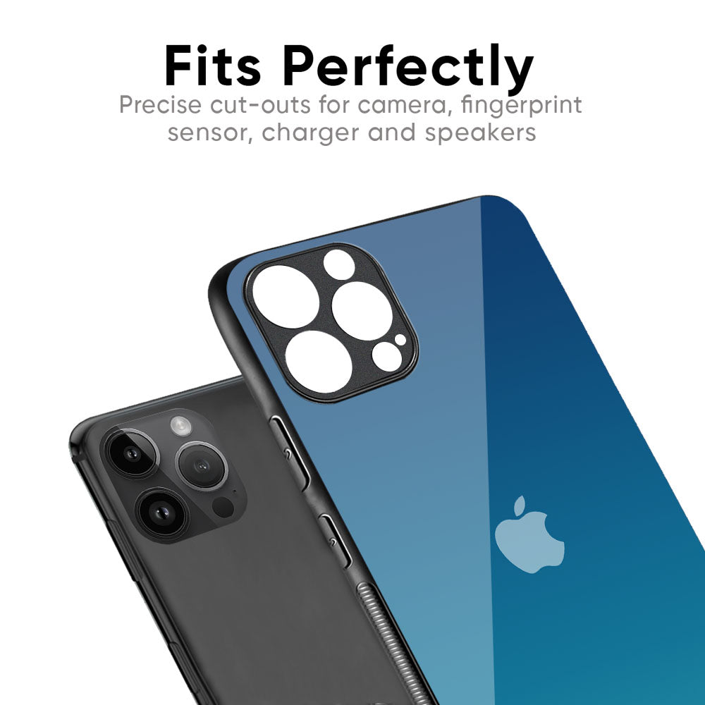 Celestial Blue Glass Case For iPhone XS Max