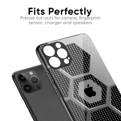 Hexagon Style Glass Case For iPhone XS Max