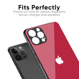 Solo Maroon Glass case for iPhone 15 Pro Max