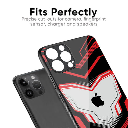 Quantum Suit Glass Case For iPhone XR
