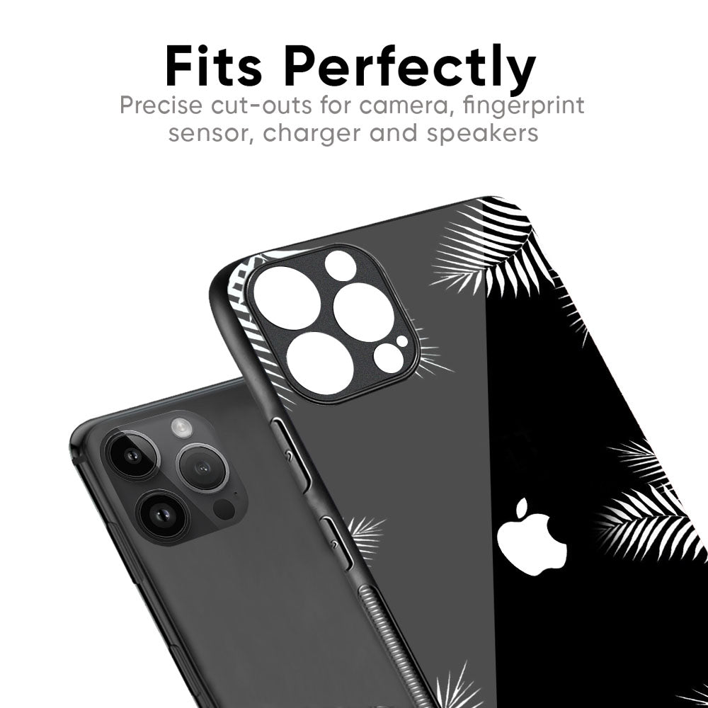 Zealand Fern Design Glass Case For iPhone XS Max