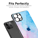 Mixed Watercolor Glass Case for iPhone 15