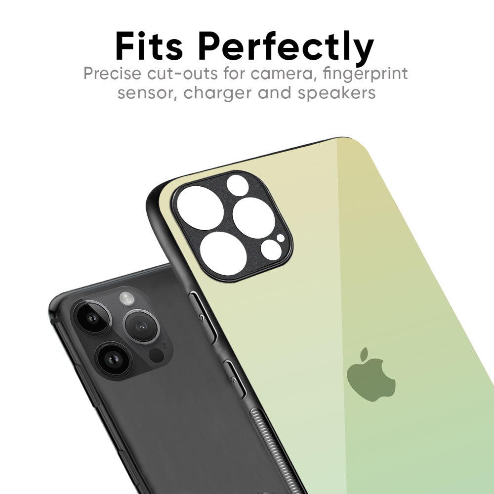 Mint Green Gradient Glass Case for iPhone XR