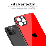 Blood Red Glass Case for iPhone XS