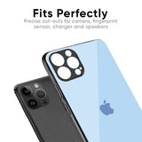 Pastel Sky Blue Glass Case for iPhone 14 Pro Max