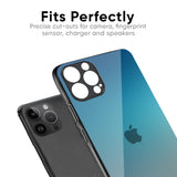 Sea Theme Gradient Glass Case for iPhone XS Max