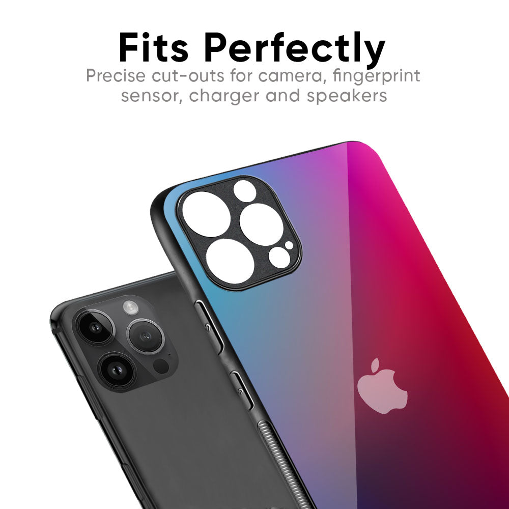 Magical Color Shade Glass Case for iPhone XR