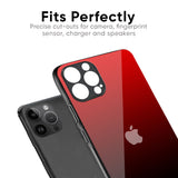 Maroon Faded Glass Case for iPhone 11 Pro