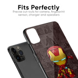 Angry Baby Super Hero Glass Case for iPhone SE 2022