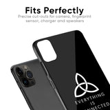 Everything Is Connected Glass Case for iPhone 12
