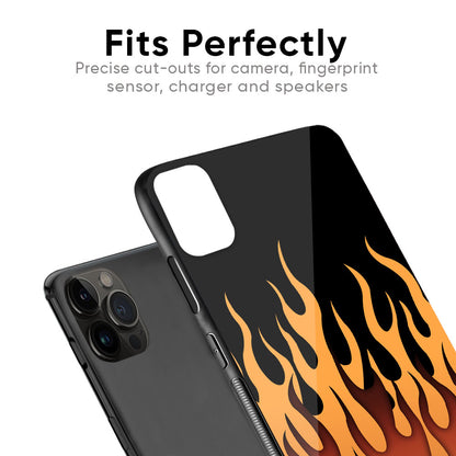 Fire Flame Glass Case for iPhone 6S