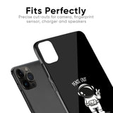 Peace Out Astro Glass Case for iPhone SE 2022