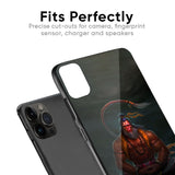 Lord Hanuman Animated Glass Case for iPhone 13 Pro