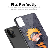 Orange Chubby Glass Case for iPhone 12