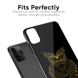 Golden Owl Glass Case for iPhone X