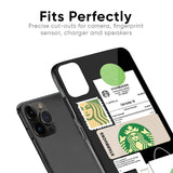 Coffee Latte Glass Case for iPhone X