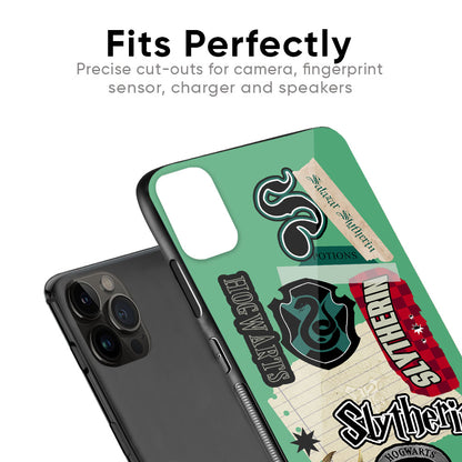 Slytherin Glass Case for iPhone 15 Pro Max