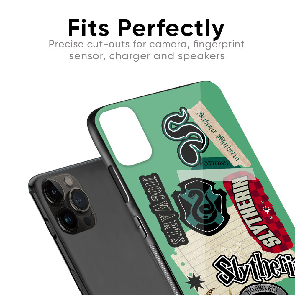Slytherin Glass Case for iPhone 6S