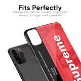 Supreme Ticket Glass Case for iPhone X