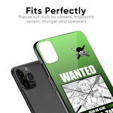 Zoro Wanted Glass Case for iPhone X