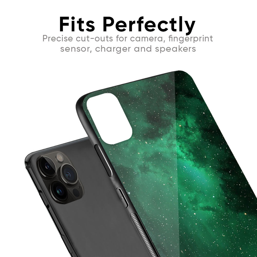 Emerald Firefly Glass Case For iPhone SE 2022