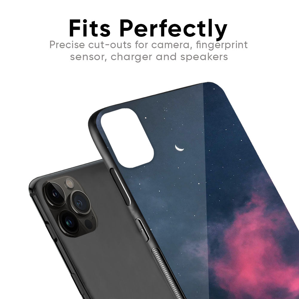 Moon Night Glass Case For iPhone 12