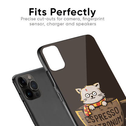 Tea With Kitty Glass Case For iPhone 12