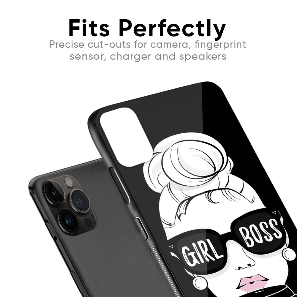 Girl Boss Glass Case For iPhone 12