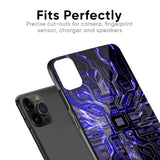 Techno Color Pattern Glass Case For iPhone 12