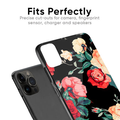 Floral Bunch Glass Case For iPhone 12