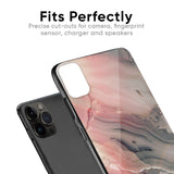 Pink And Grey Marble Glass Case For iPhone 13 Pro Max