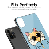 Adorable Cute Kitty Glass Case For iPhone X