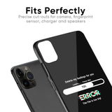 Error Glass Case for iPhone X