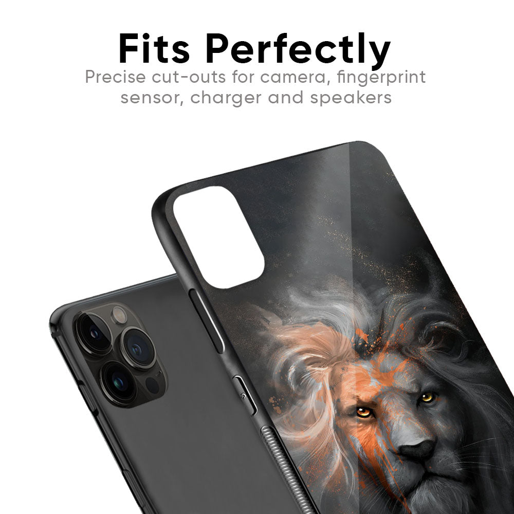 Devil Lion Glass Case for iPhone 6 Plus