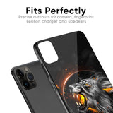 Aggressive Lion Glass Case for iPhone X