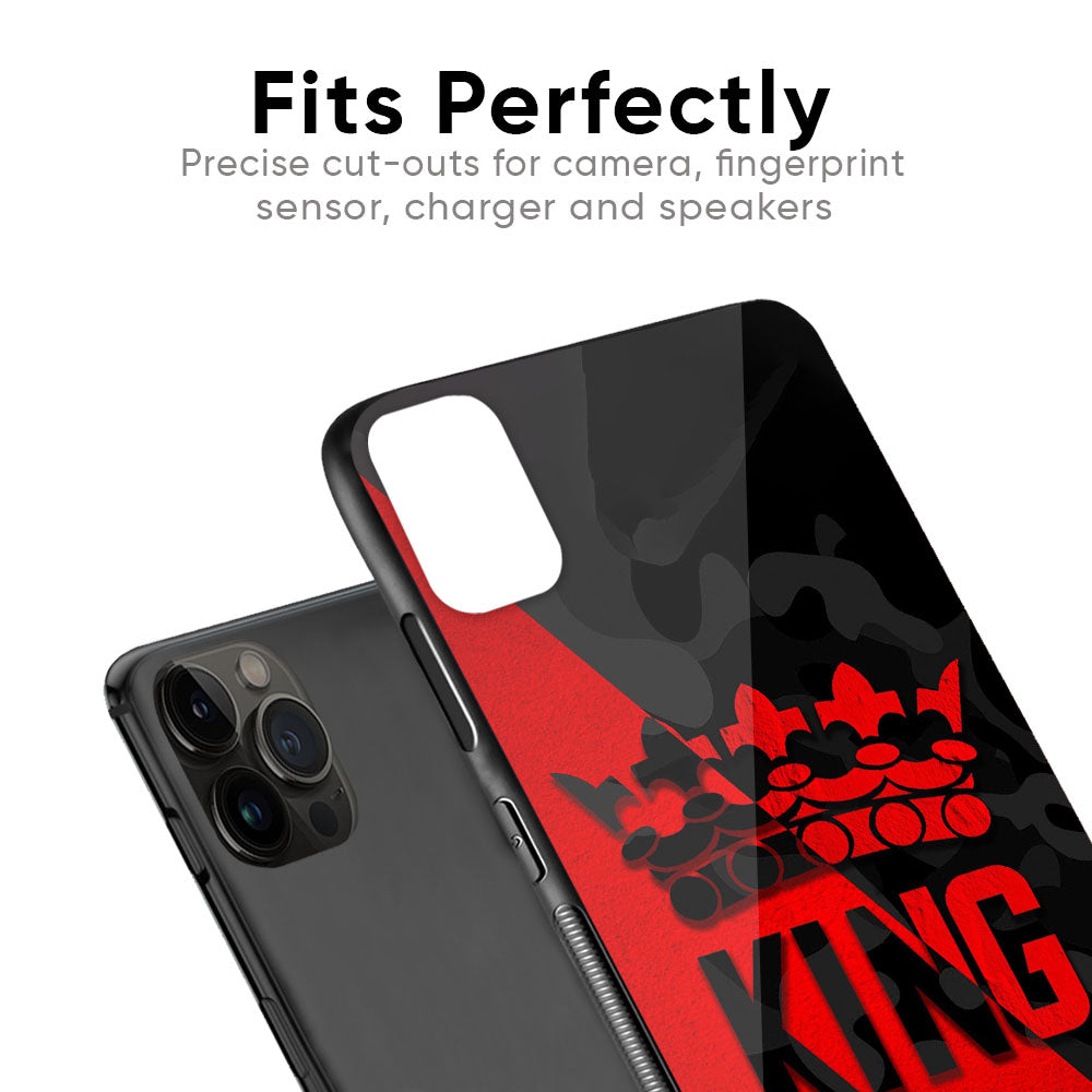 I Am A King Glass Case for iPhone 12
