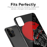 Red Moon Tiger Glass Case for iPhone X