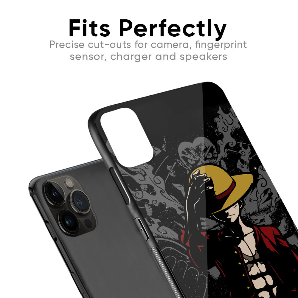 Dark Luffy Glass Case for iPhone 12