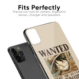 Luffy Wanted Glass Case for iPhone X