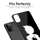 Monochrome Goku Glass Case for iPhone X