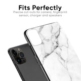 Modern White Marble Glass case for iPhone X
