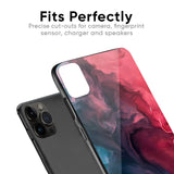 Blue & Red Smoke Glass Case for iPhone 13 Pro