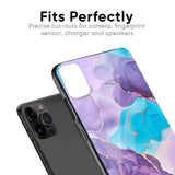 Alcohol ink Marble Glass Case for iPhone X