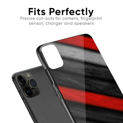Soft Wooden Texture Glass Case for iPhone SE 2022