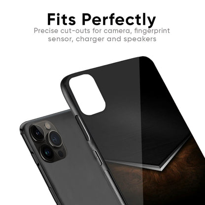 Dark Walnut Glass Case for iPhone 12