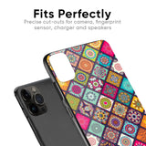 Multicolor Mandala Glass Case for iPhone 6 Plus